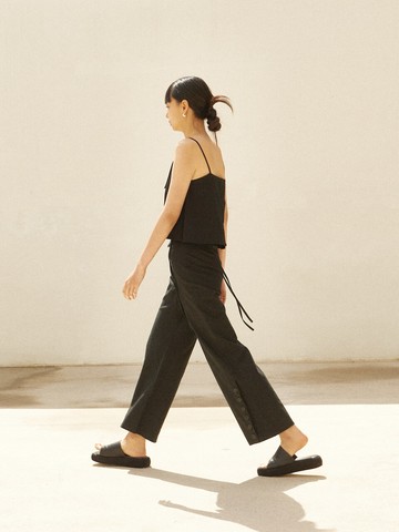 Ramie Belt Pants