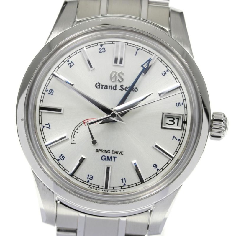 ☆良品【SEIKO】セイコー グランドセイコー GMT パワーリザーブ SBGE225/9R66-0AL0 スプリングドライブ メンズ_699882  | LINEブランドカタログ