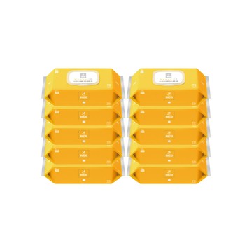 韓國RICO baby - 星球系列特厚款濕紙巾金星白 (Venus White－70抽)－10入