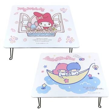 小禮堂 Sanrio 三麗鷗 休閒四方桌 美樂蒂 雙子星
