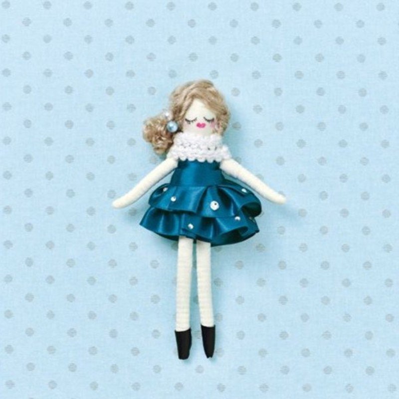 人形ドレスキット パート2 ブルー NB-21 ドレス オリジナルドール
