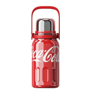 GERM格米 可口可樂聯名款律動手提保溫杯-800ml(隨行杯/保溫瓶/保冰/水壺) 可樂紅