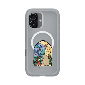 iPhone 17 AirX 流變灰 - 咻咻熊 XiuXiubear - 窗裡的日月