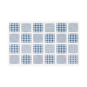 MBM MIT 第二代水洗式高效吸水珪藻土地墊 花磚款 慵懶格調  M+ 50 x 35 x 1.2cm  1個