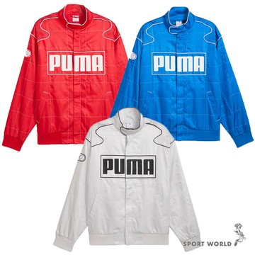 Puma 立領外套 男裝 女裝 Rosé同款 微鋪棉 歐規 紅/藍/灰【運動世界】62991411/62991458/62991461