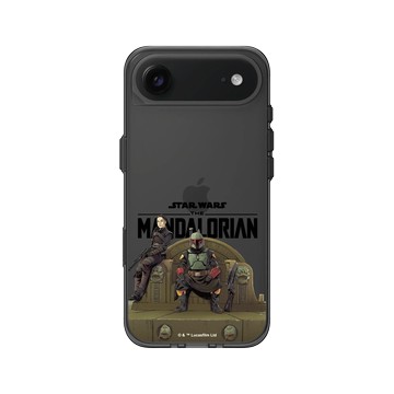 iPhone Air Clear (相機按鈕) 酷墨灰 - Star Wars - The Mandalorian - 芬尼克 & 波巴·費特