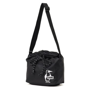 CHUMS Easy-Go Drawstring Reversible Shoulder Bag肩背包 黑色_CH603910K001