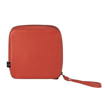 TFM 細膩皮質感拉鍊小方包 (2色任選)