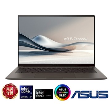 ASUS UX5406SA 14吋3K筆電 (Ultra 7-258V/32GB/1TB SSD/EVO/OLED/曜岩灰/Zenbook S 14)