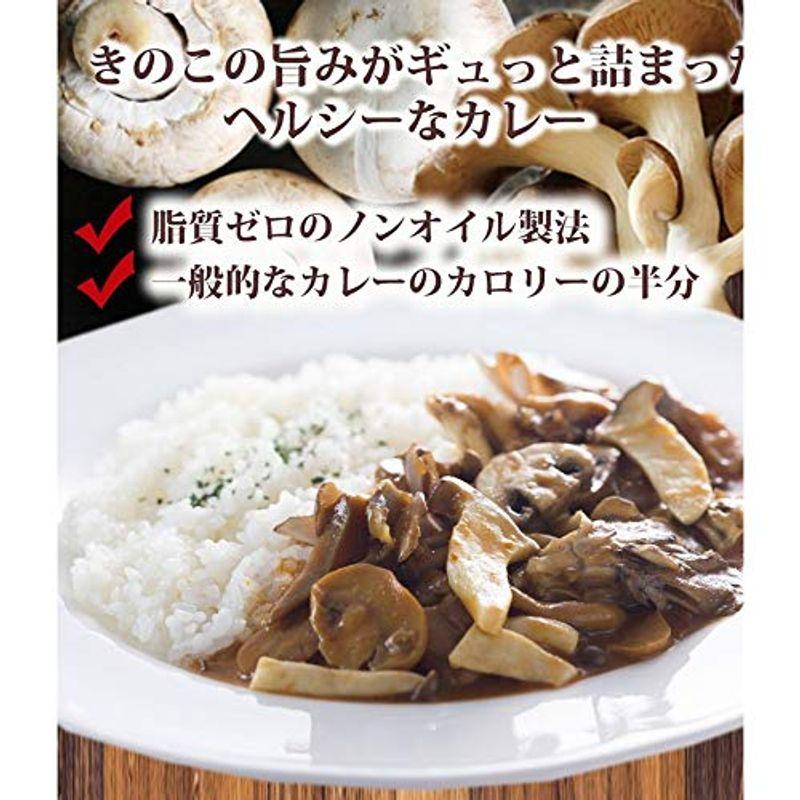 ベル食品工業 脂質ゼロ ノンオイル レトルトカレー2種6食セット(野菜 きのこ) お誕生日 お中元 父の日 6食 (x 1)