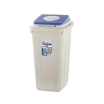 KEYWAY 【真心良品】草津分類70L附蓋垃圾桶-3入