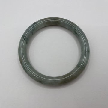 【云綺珠寶】天然緬甸A貨翡翠。飄藍花 美人條 手鐲 / 56.0 / 17.8圍 (附台證)