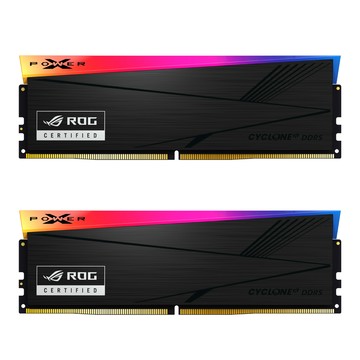 sp XPOWER Cyclone R DDR5 6000 32GB (16GBx2) RGB 桌上型超頻記憶體