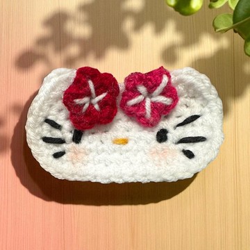 花花醬貓咪髮夾 X 毛線手作髮飾 X 小孩 兒童 成人 寵物適用