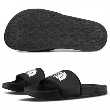 【The North Face】女 BASE CAMP SLIDE III 輕量便利LOGO拖鞋/EVA中底/4T2S-KY4 黑/白 N