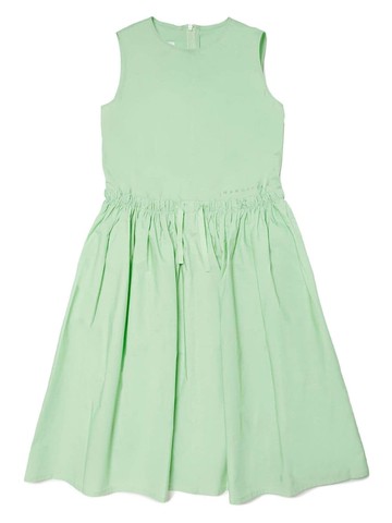 MM6 Maison Margiela Kids - sleeveless cotton dress - kids - Cotton - 14 yrs - Green