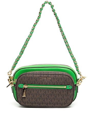 Michael Michael Kors - Jet Set crossbody bag - women - Calf Leather - One Size - Green