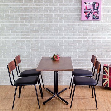 日式餐桌 茶几桌 工作桌 原木仿古色(僅桌子) 長形餐桌 Dining Table 復古工業風 MIT【51552】