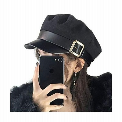 White Fang ホワイトファング キャスケット 帽子 秋冬 防寒 レザー ベルト ハット キャップ おしゃれ レディース Ca061 ブラッ 通販 Lineポイント最大get Lineショッピング