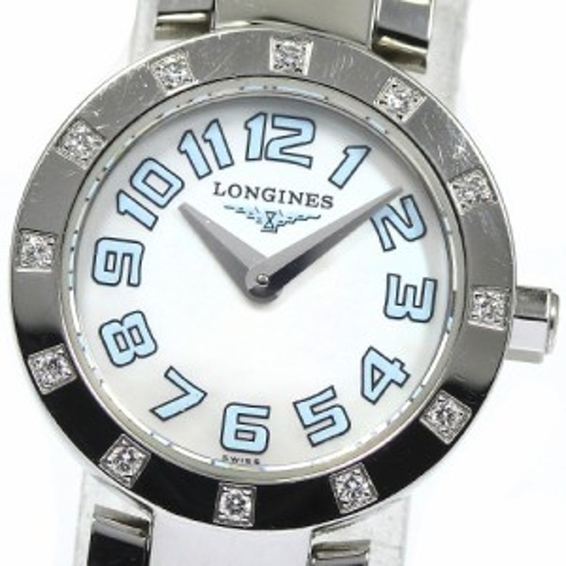 ロンジン LONGINES L5.174.0 ドルチェビータ ダイヤベゼル クォーツ