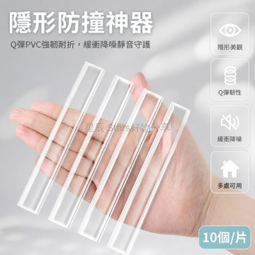 台灣出貨✨ 防撞貼 門把防撞墊 冰箱門防撞條 櫃門保護貼 車門防撞膠條 透明硅膠隔音條 居家防護靜音條
