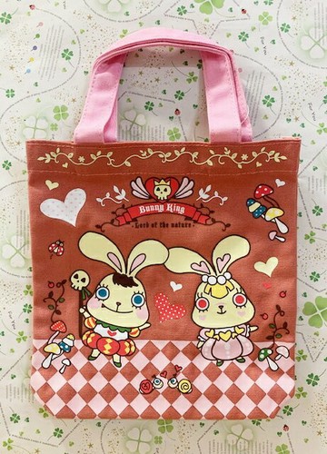 【震撼精品百貨】 Bunny King 邦尼國王兔 香港邦尼兔透明防水袋/透明提袋/補習袋#72283 震撼日式精品百貨