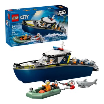 【LEGO 樂高】磚星球〡 60456 城市系列 警艇追逐戰 Police Boat Chase