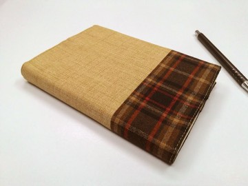 精緻A6布書衣~淺鵝黃色(獨一商品)B04-032