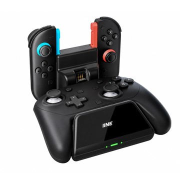 IINE Nintendo Switch 2 Joycon2 二合一手把充電底座 L1278 (公司貨)可充一代&二代 PRO手把