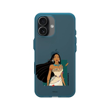 iPhone 17 Clear (相機按鈕) 夜幕藍 - 迪士尼-公主系列 Disney Princess - 公主專屬系列-風中奇緣 寶嘉康蒂