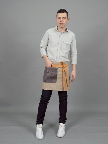 Mini Bistro ll Apron (Brown Stripe) 短圍裙