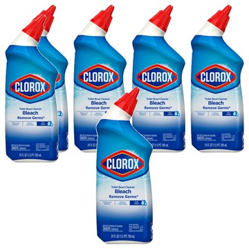 CLOROX 高樂氏 亮白馬桶清潔劑 去除細菌  709ml  6瓶