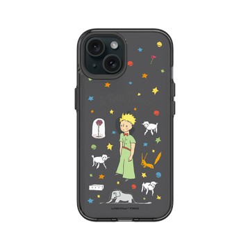 iPhone 15 Clear 酷墨灰 - Le Petit Prince 小王子 - 小王子與朋友們 - 插畫圖鑑
