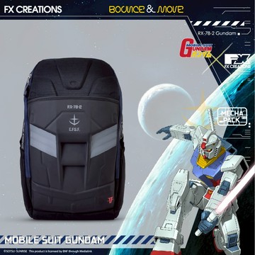 【機動戰士鋼彈】RX-78-2 鋼彈 15.6吋AGS Pro懸浮減壓電腦後背包 GUF243201A-01