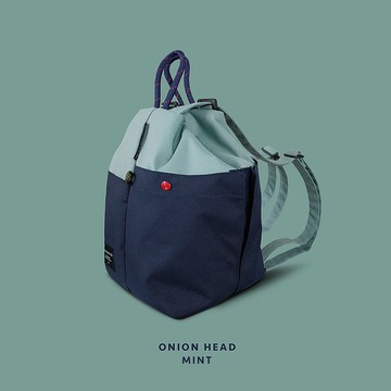 (回收材質) Onion head 薄荷綠後背包