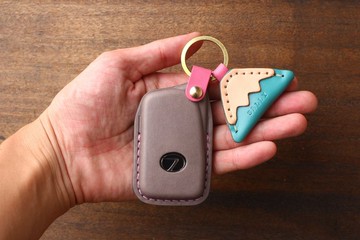 茶皮 Lexus 凌志汽車鑰匙套NX200 UX250 IS300 RX350 ES LM客製化