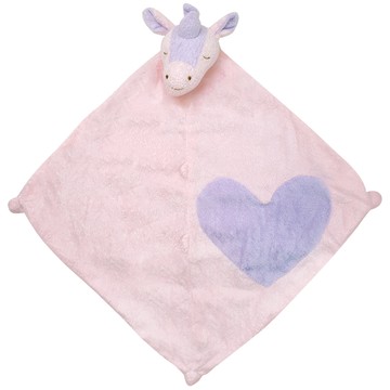 美國 Angel Dear - 嬰兒安撫巾-愛心獨角獸