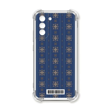 S系列(其他) 殼 TRON 三星 S21 FE 5G 幾何復古花磚E款  載具 四角防摔殼 手機殼