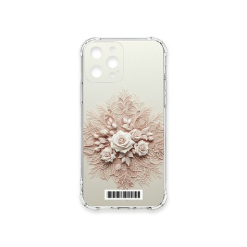 iPhone 12 Pro Max 殼 TRON IPhone 12 PRO MAX 粉色蕾絲玫瑰系列  載具 四角防摔殼 手機殼