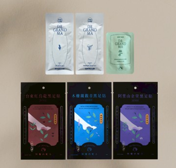 首購新客體驗組｜黑足貼3包+足浴鹽2包+沐浴露1包