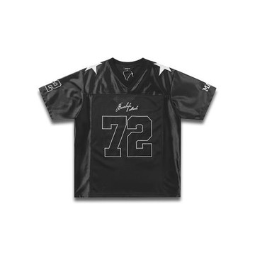 Dreamer的貓 小眾設計感 美式復古72球衣衫短袖寬松運動  男女T恤