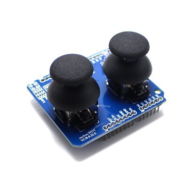 【AI電子】*(41-3)電子積木雙路PS2遊戲搖桿按鍵模塊JoyStick兼容UNO R3