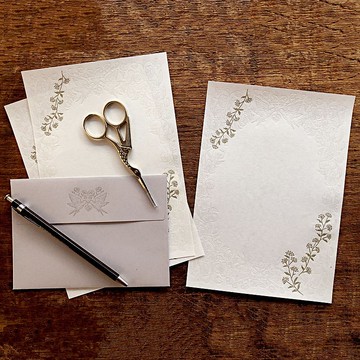 Blooming Letter Set -NOBEL- / 鉛字印刷