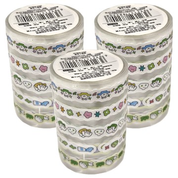 CARD LOVER 信的戀人 繽紛彩樂紙膠帶  森果奶綠  3個