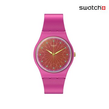 Swatch FANTASTIC FUCHSIA 經典手錶/男錶/女錶/瑞士製造 SO28P110 (34mm)