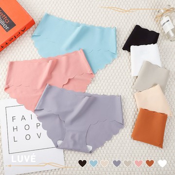 LUVE｜歐美風舒適貼身內褲  彈性貼身 無痕內褲 絲滑冰絲 涼爽親膚  舒適包臀 絲滑裸感 健身運動 舒適內褲 現貨