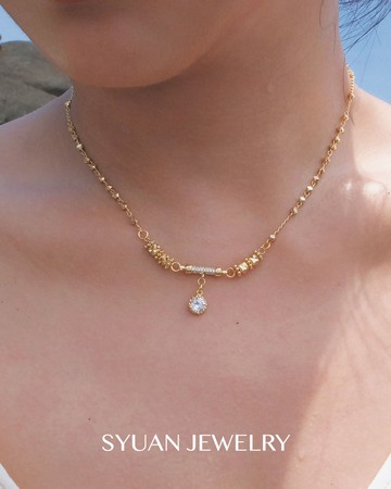 Olu Olu 心之柔光鋯石項鍊 生日 情人節禮物