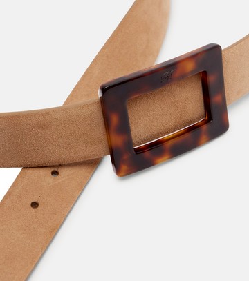 Roger Vivier Belle Vivier suede belt