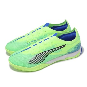 Puma 室內足球鞋 Ultra 5 Match IT 男鞋 綠 水泥地 運動鞋 10789503