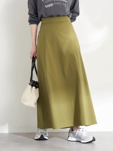 素面ALINE版型可拆式吊帶長裙(1M22L0L0300) - earth music&ecology